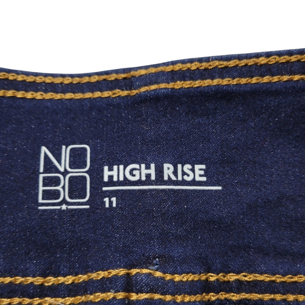 NOBO High Rise Jean Shorts Sz 11 - Picture 4 of 4